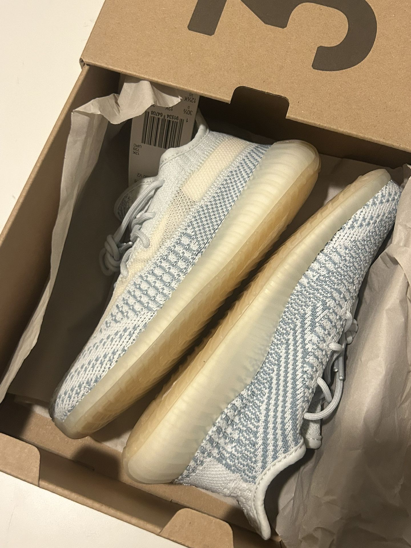 Adidas Yeezy Boost 350 V2 Cloud White Kids Size 12.5K -  www.greenwatershopping.com