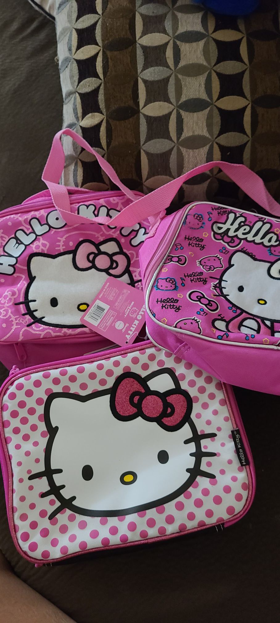 3 New Hello kitty lunch tote.