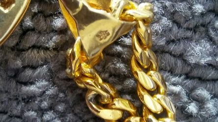 Jesús silver gold platted chain