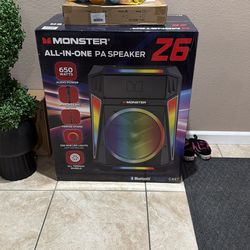 Monster Z6 All-In-One  PA Speaker