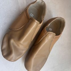 Linodes Leather Jazz Shoe Slip On for Girls and Boys 