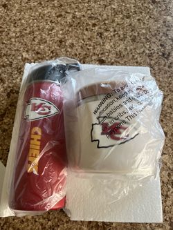 Kansas City Chiefs Water Bottle and Food Storage, New!