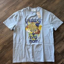 Casa Blanca Fish Graphic T-Shirt