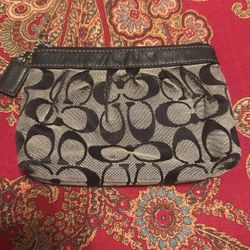 Small Coach Zipper Pouch 