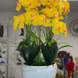 Orchid Yellow / Orquideas Amarillas Artificial Flowers