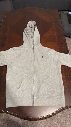 Polo Ralph Lauren Gray Zip-Up Hoodie / Youth XL