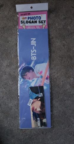 BTS Photo Slogan Set