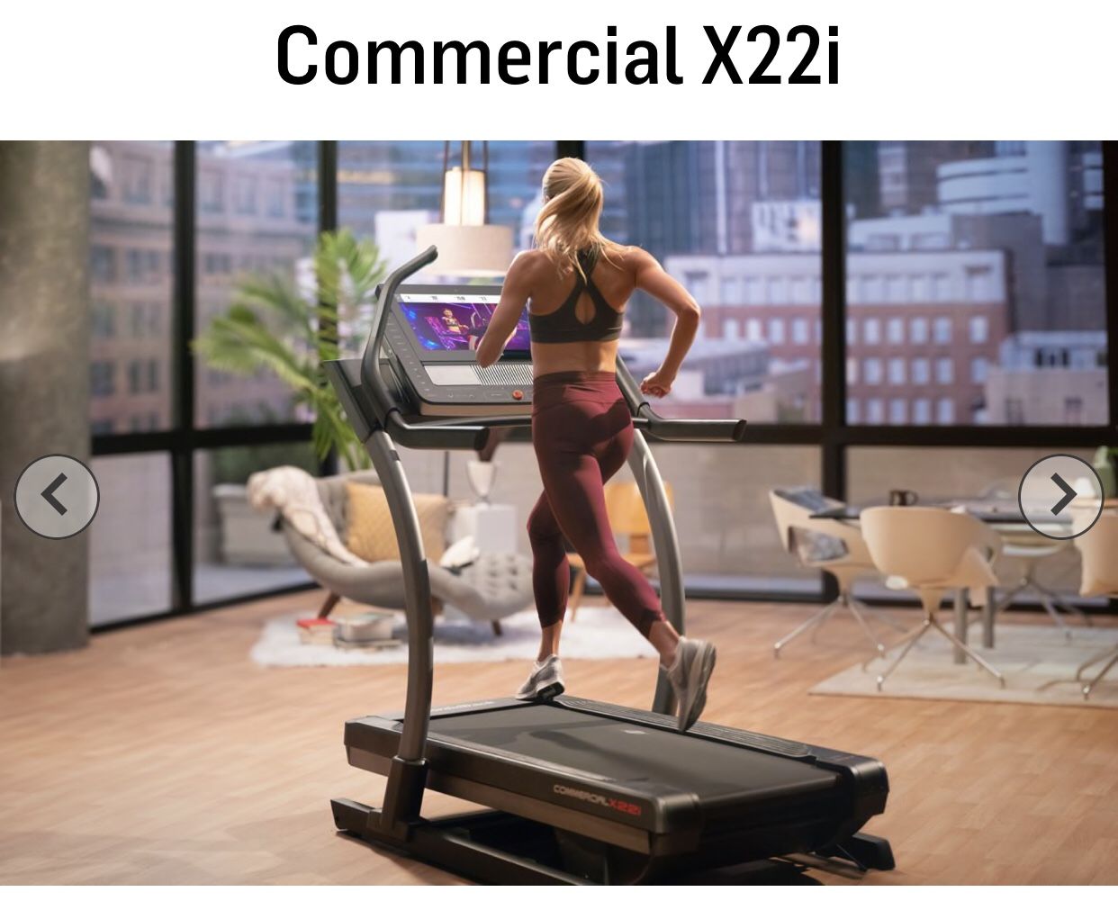 NordicTrack Commercial X22i Treadmill