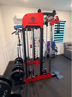Marcy Pro Deluxe Smith Cage Home Gym System