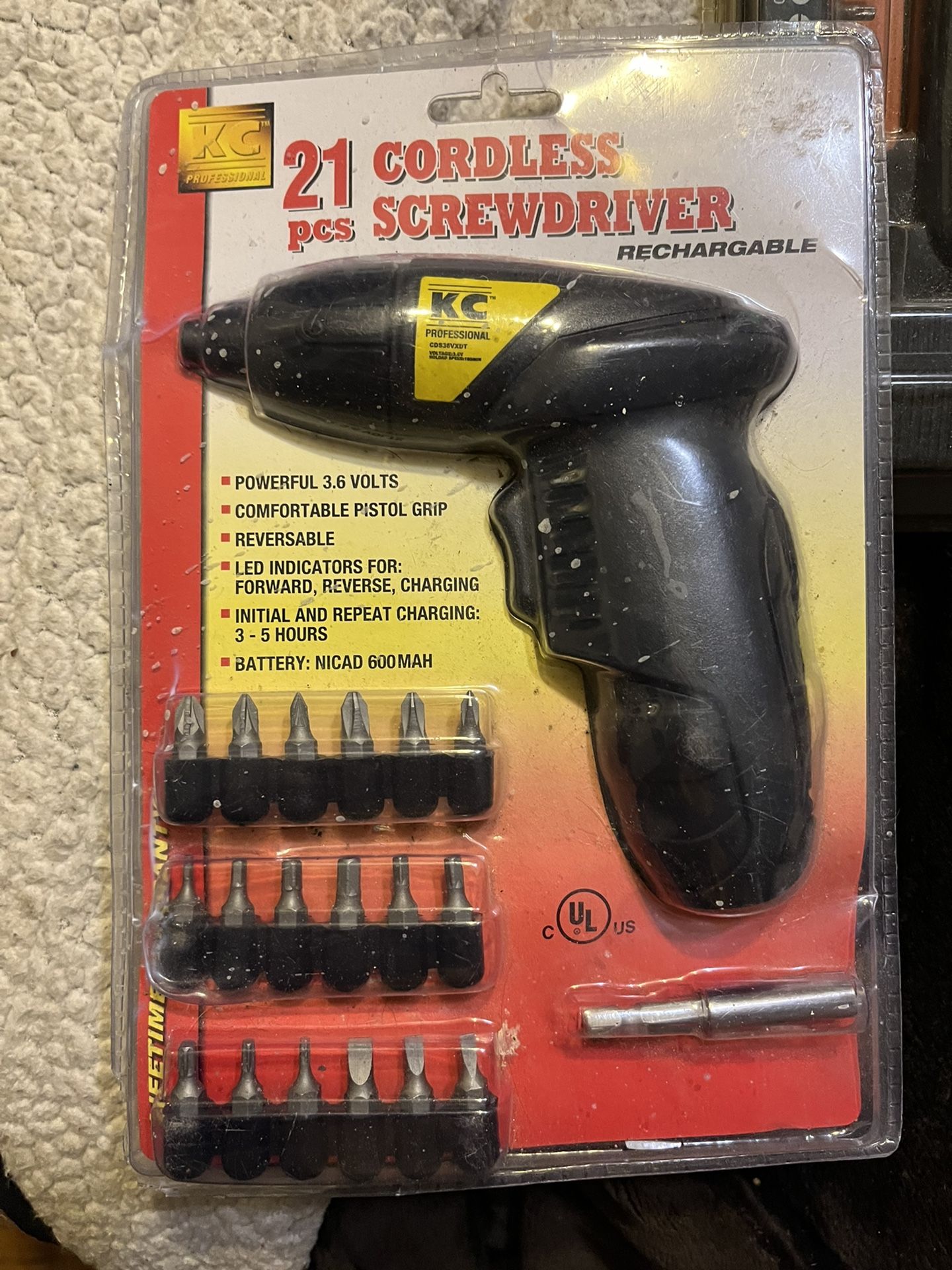Brand New Cordless Screwdriver