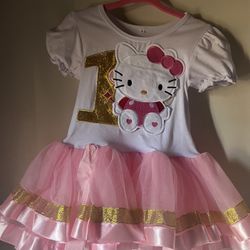 Hello Kitty 1st Birthday Outfit 