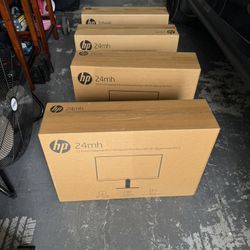 HP 24mh Monitors New In Box ( SET OF 4 ) For SALE $350 - ( SET of 2 ) For SALE $175