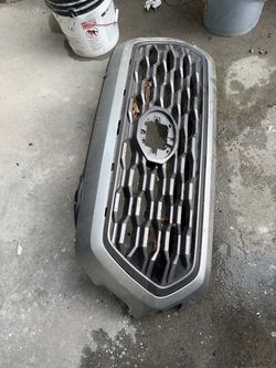 For 2016-2023 Toyota Tacoma Matte Black Front Upper Grille Bumper Grill