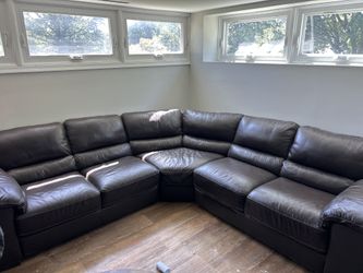 Leather Sectional