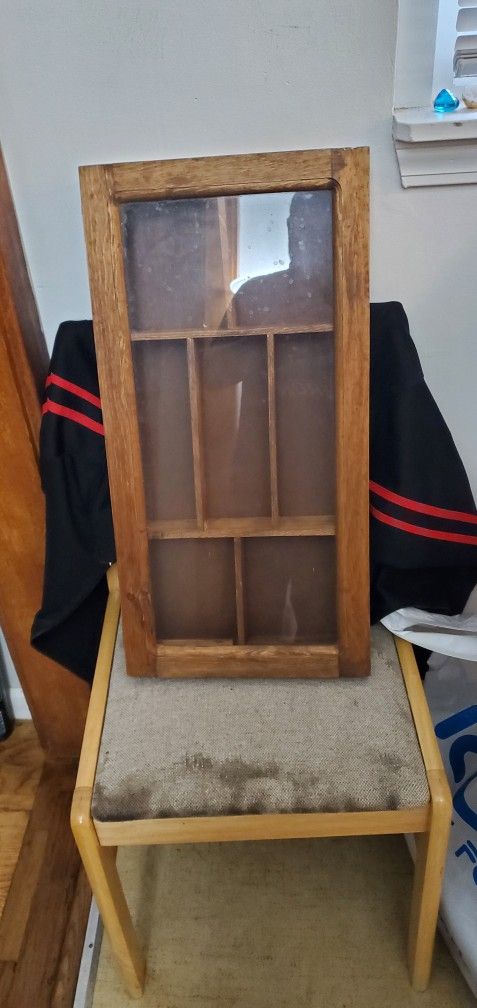 Wood And Glass Display