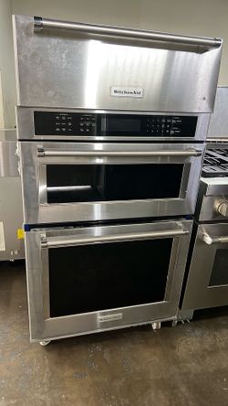 KITCHEN AID 30”WIDE MICROWAVE OVEN COMBO BUILT IN