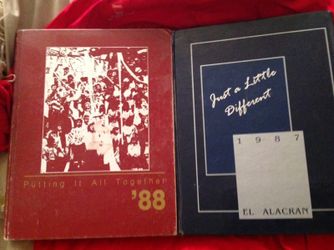 Camarillo High Yearbooks (2) 1987-1988
