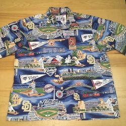 Reyn Spooner San Diego Padres Vintage Hawaiian shirt