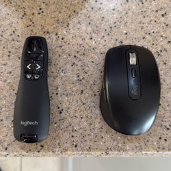 Logitech MX Anywhere 3S Wireless Mouse & R400 Presenter Remote Control