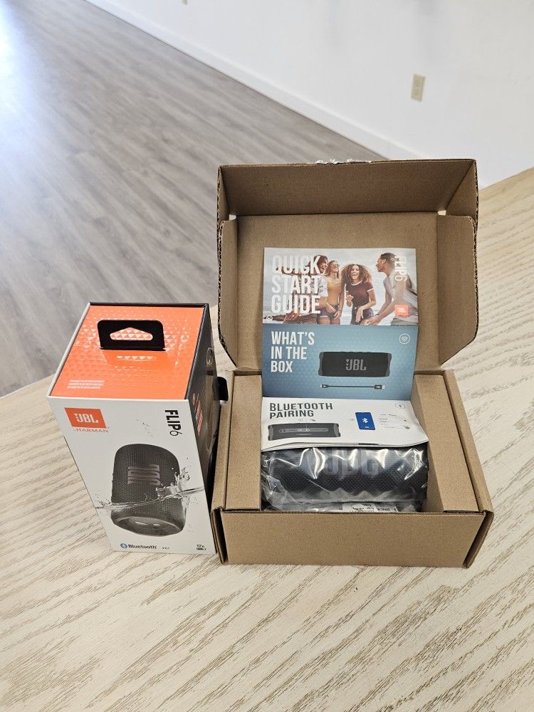 Jbl Flip 6 Waterproof Bluetooth Speaker Brand New - Best Deals in Town - Message us now!