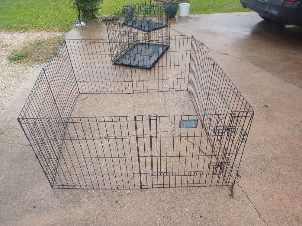 Nice Used 4x4 Pet Exercise play Pen.