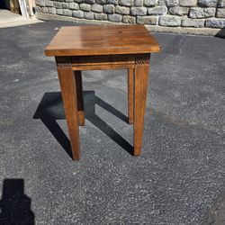 Wood Side Table 