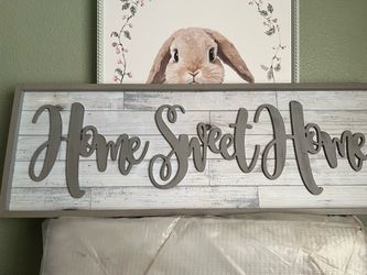 Home Sweet Home Farmhouse Wood Wall Sign