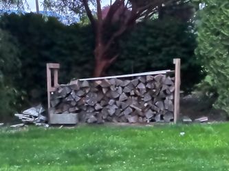 Wood pile for winter