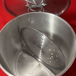 Commercial Size Stock Pot With Steamer Insert