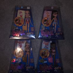 Bratz 2002 Beach Party Dolls Set Of 4