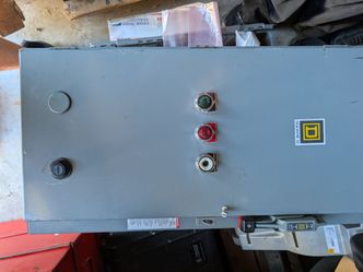 Square D Combination Motor Starter Controller 15A NEMA Size 0/1 w/ Disconnect