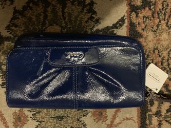 Blue coach wallet