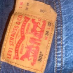 Ocean Blue Levis  501 