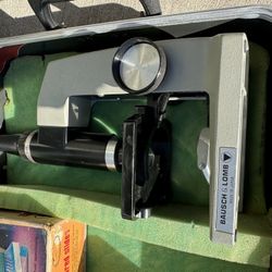 Bausch And Lomb Microscope Zoom To 200% With Carrying Case $50