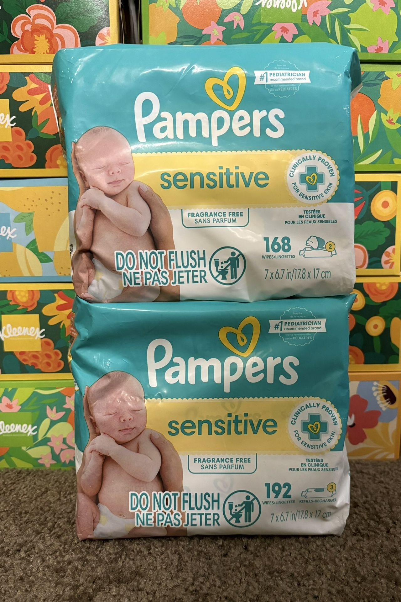 Pampers wipes