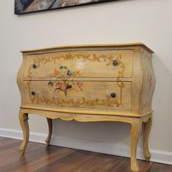 Antique Italian Venetian Handmade Bombay Chest 