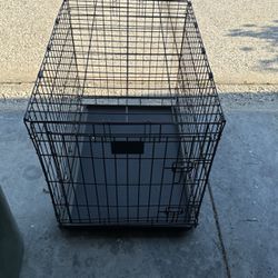 Black Cage For Dog Medium Size 