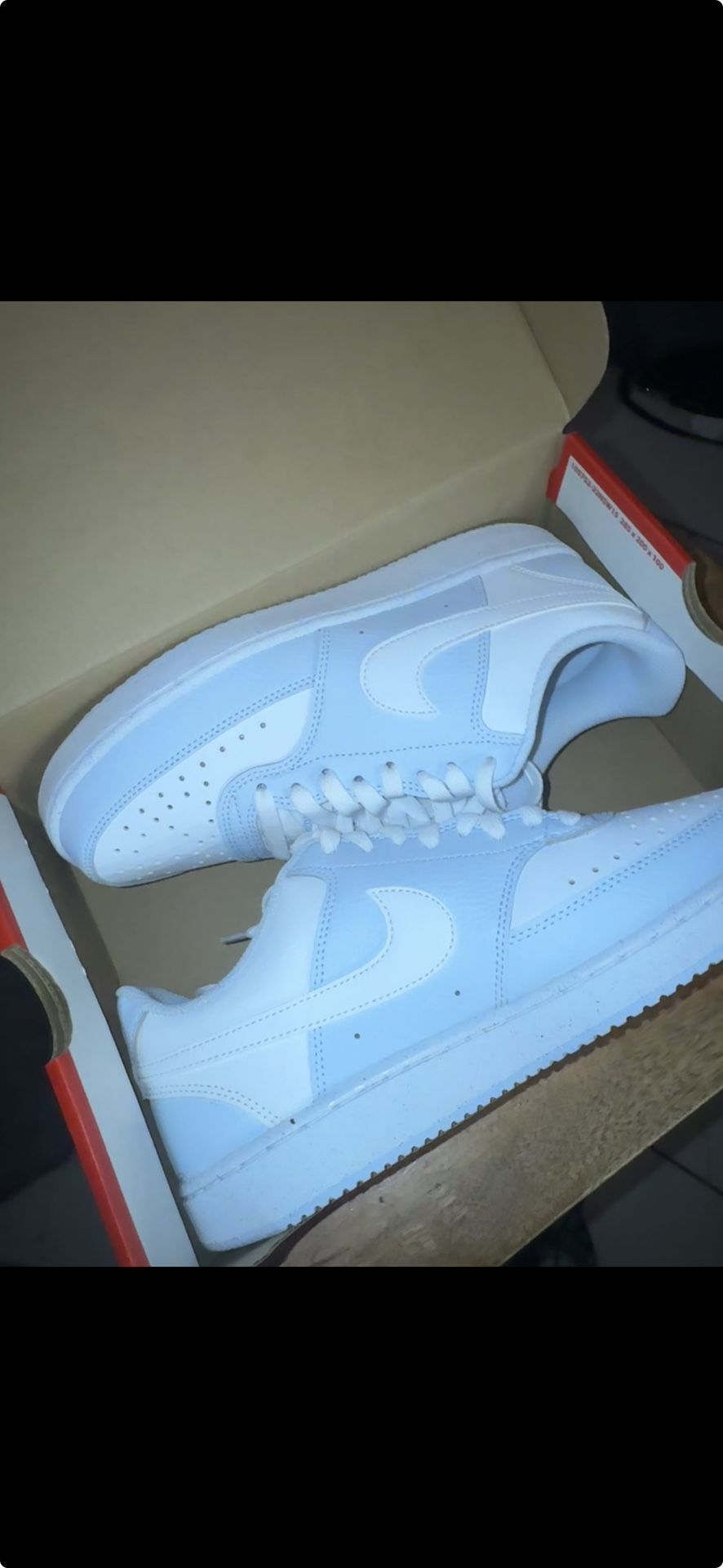 Nike , W NIKE COURT VISION LO NN, Baby Blue , 8/5