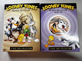 Looney Tunes Golden Collection Vol. 1 & 2 (4-DVD Sets) – Like New