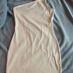 Cute White Off The Shoulder Mini Dress 