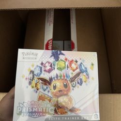 Pokémon Prismatic Evolutions Elite trainer box ETB