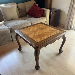 Side/end/coffee table with claw style legs