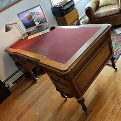 Antique 1880s Partner Desk