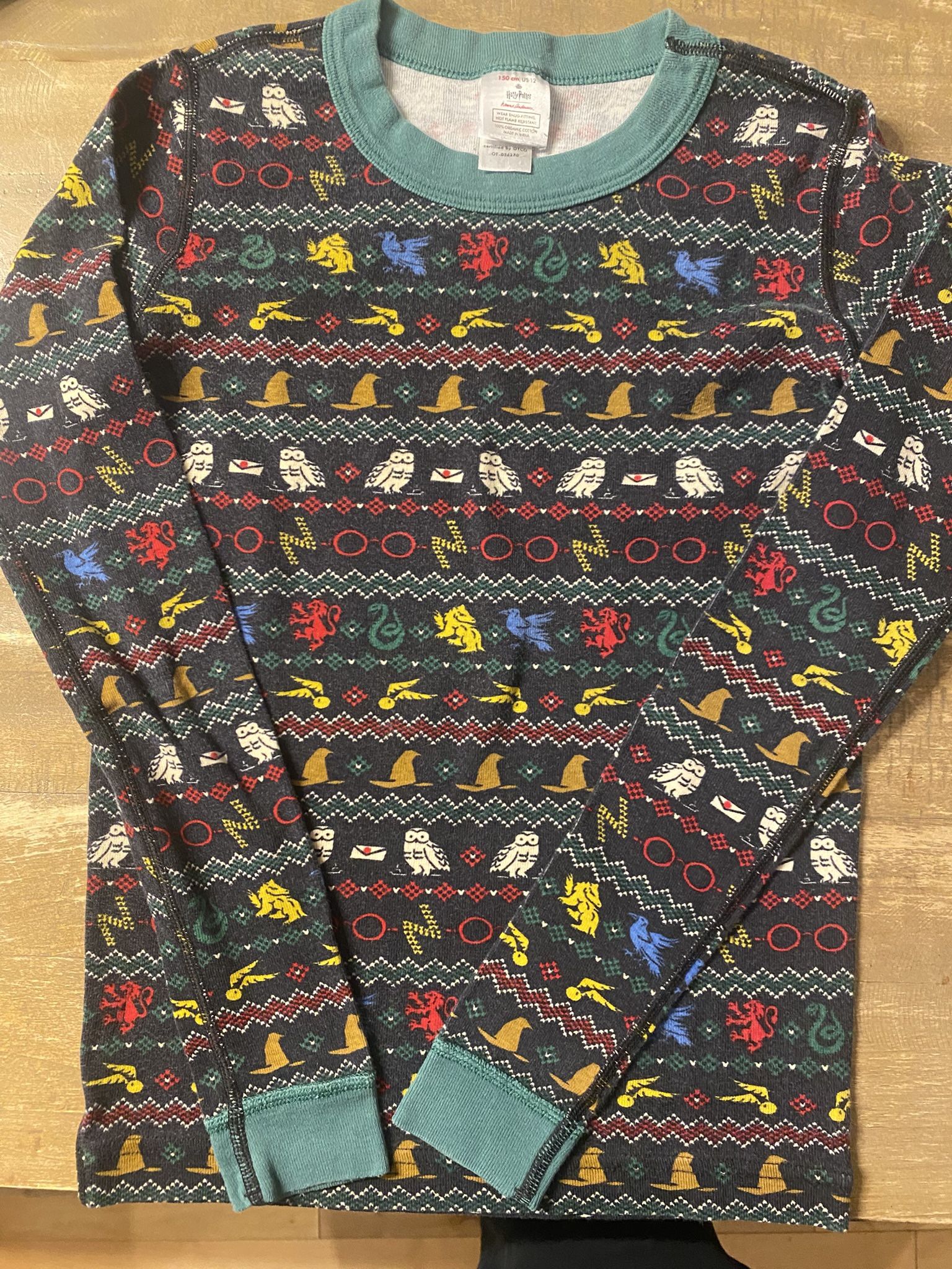 Hanna Anderson Wizarding World Harry Potter Pajamas - size 12