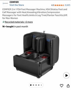 Comfier 2 In 1 FSA Foot Massager Machine