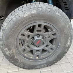 TRD Pro Wheel And Tires