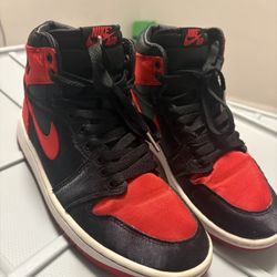 Women's Air Jordan 1 High OG Satin Bred