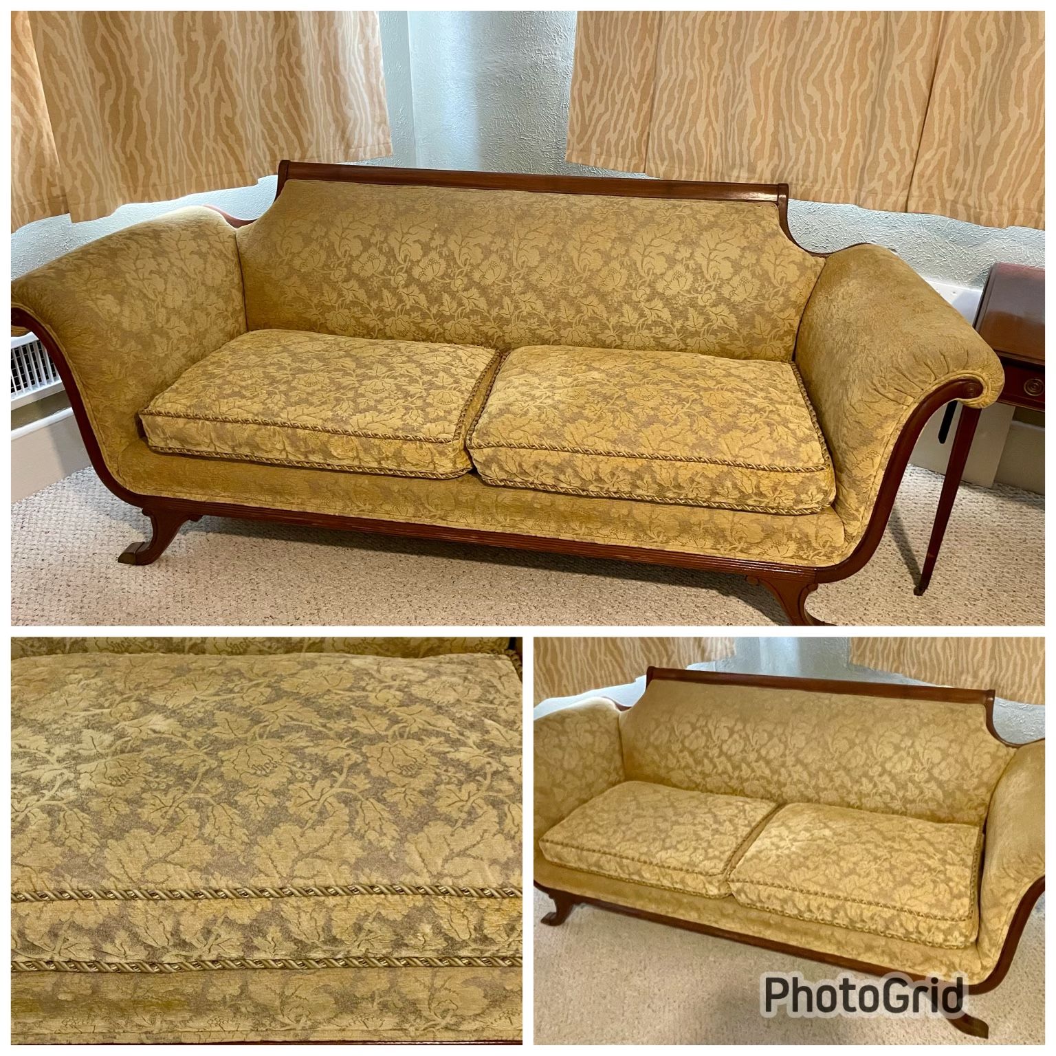 Antique Duncan Phyfe Style Sofa