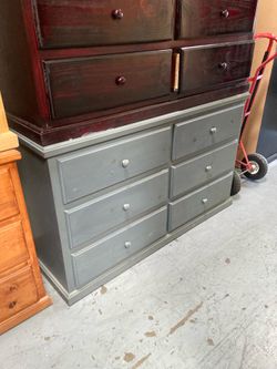 Pinewood 6 drawer dresser