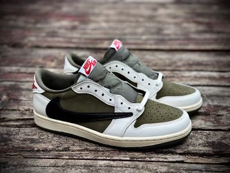 Travis Scott x Air Jordan 1 Retro Low OG SP 'Reverse Olive  Medium Olive'